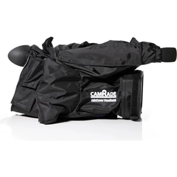 camRade rainCover Handheld, Universelle Regenhülle für größere Handvideokameras, blau