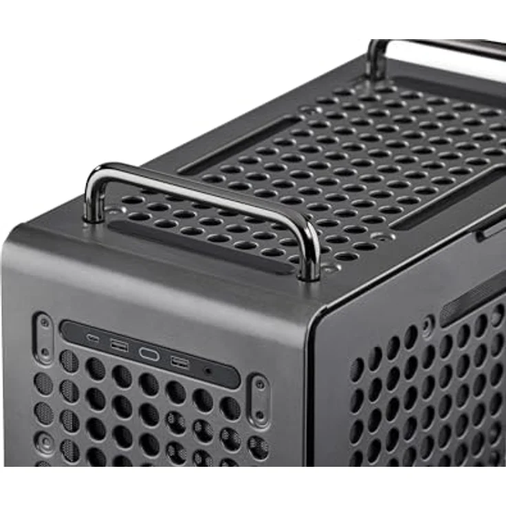 Cooler Master QUBE 540 Stardust Iron, Kompaktes ATX-Gehäuse mit Tempered Glass, flexible Layout-Optionen, Unterstützung für 360-mm-Flüssigkeitskühlung und E/A-Panel mit USB-C – Bild 6
