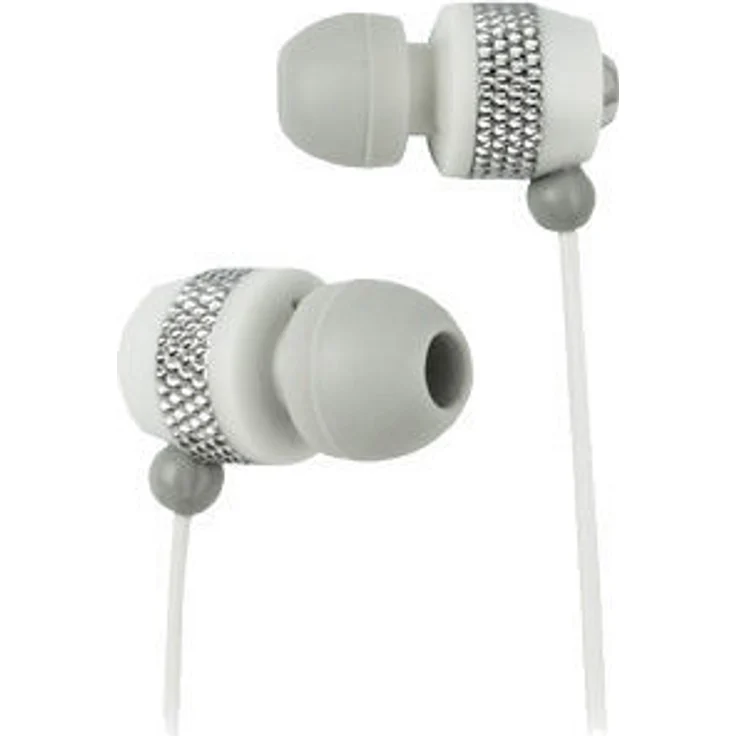 ARCTIC E221-W In-Ear Kopfhörer, Verkabelt, 1,3 m, Weiß, Präzise Aluminiumgeäuse, 10 mm Treiber, Vergoldeter Stecker, Geräuschisolierung mit Silikonkappen