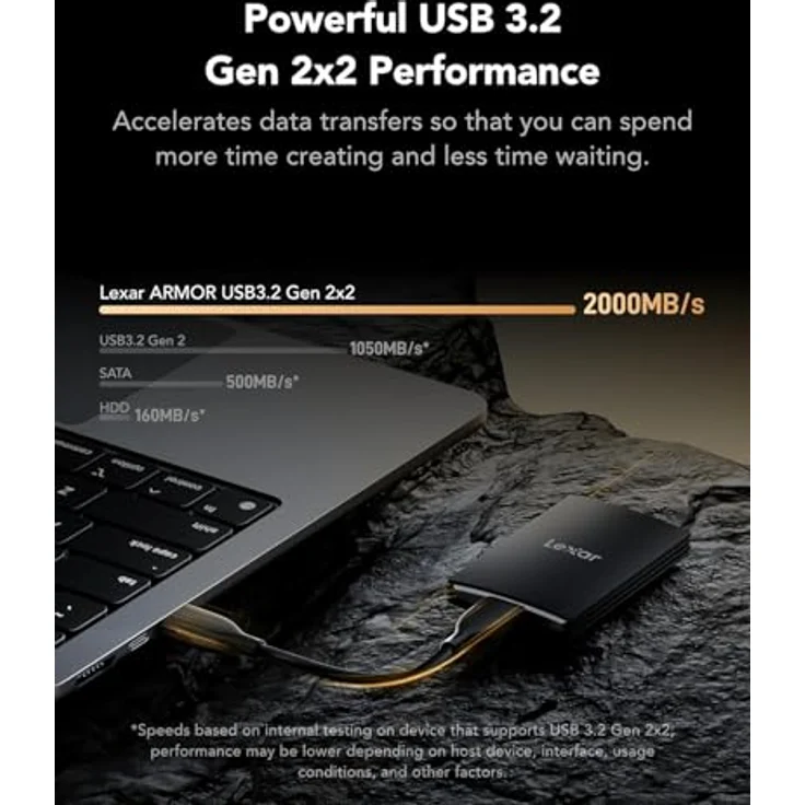 Lexar ARMOR 700 Portable SSD 2TB – Bild 3