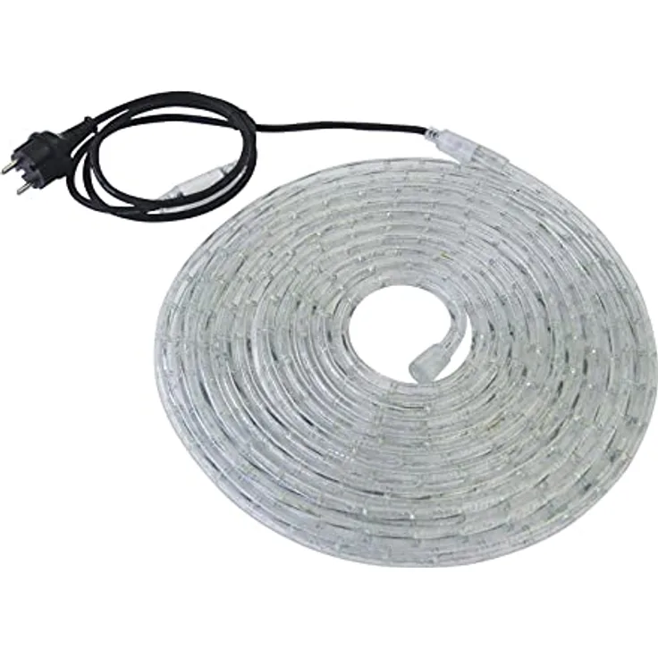Eurolite RUBBERLIGHT LED RL1-230V weiß 3000K 9m | Flexibler LED-Schlauch für stilvolle Dekorationsbeleuchtung - Preisvergleich