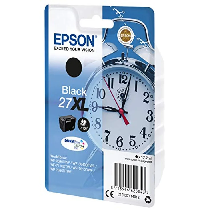 Epson 27XL / C 13 T 27114022 Tintenpatrone schwarz original – Bild 3