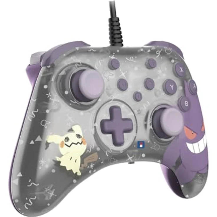 HORI HORIPAD Turbo (Gengar und Mimigma), Kabelgebundener Controller für Nintendo Switch 2 mit programmierbaren Rücktasten und Turbo-Funktionen, offiziell lizenziert von Nintendo und Pokémon – Bild 3