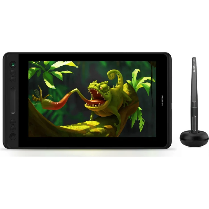 HUION KAMVAS PRO 12 Grafiktablett - 11.6 Zoll - Schwarz - 5080 lpi - USB - Neigungsunterstützung - 8192 Druckniveaus
