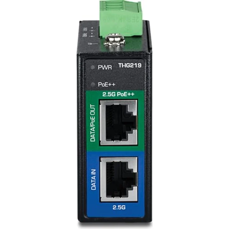 TRENDnet TI-IG219, Industrial 2.5G PoE++ Injector mit 95 W Leistung, IP50 Gehäuse, -40° bis 75°C Betriebstemperatur – Bild 4