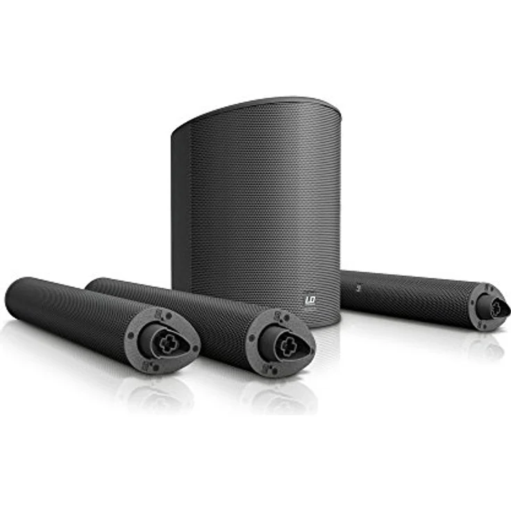 LD Systems LDMAUI5 Ultraportables Säulen PA System mit Mixer schwarz – Bild 9