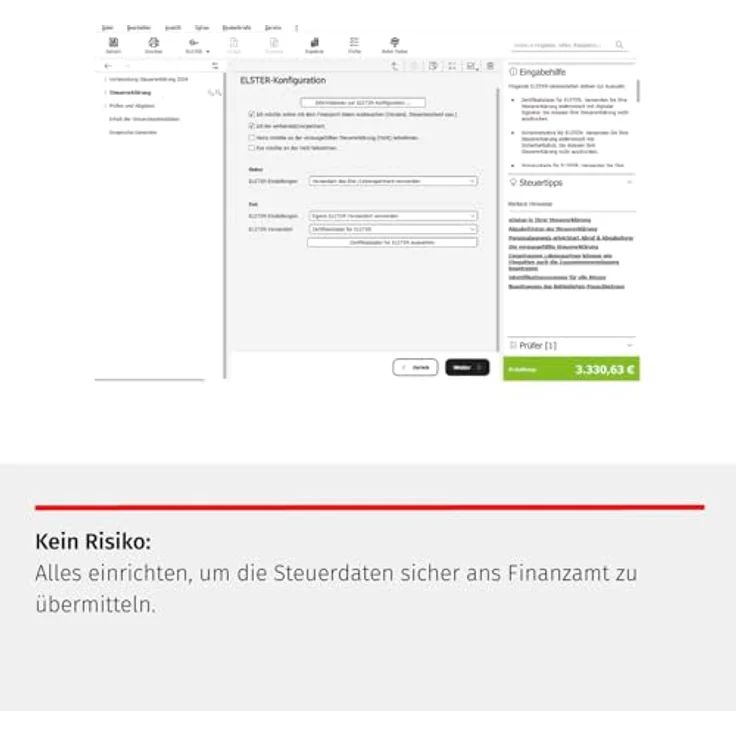 Wolters Kluwer Steuertipps GmbH STEUEReasy 2025 für das Steuerjahr 2024 (Aktivierungscode per Post) - Maximale Steuererstattung, einfache Handhabung, sicher per ELSTER - Privatlizenz 1 Nutzer, max. 3 Installationen, inkl. 1 Einkommensteuererklärung – Bild 5