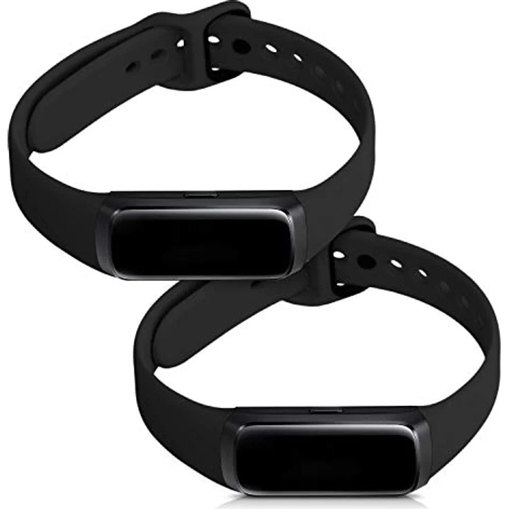 kwmobile 2X Sportarmband Set für Samsung Galaxy Fit (SM-R370) – verstellbares TPU Silikon Ersatzband in verschiedenen Farben – Bild 5