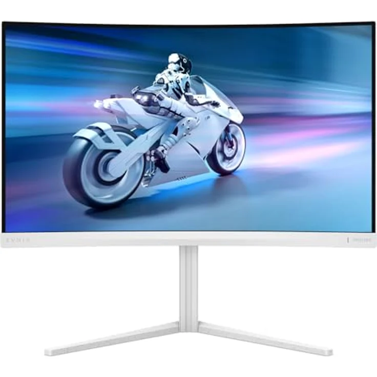 Philips Evnia 27M2C5501-27 Zoll QHD Curved Gaming Monitor, 180 Hz, 1 ms GtG, FreeSync Premium, Weiss – Bild 2