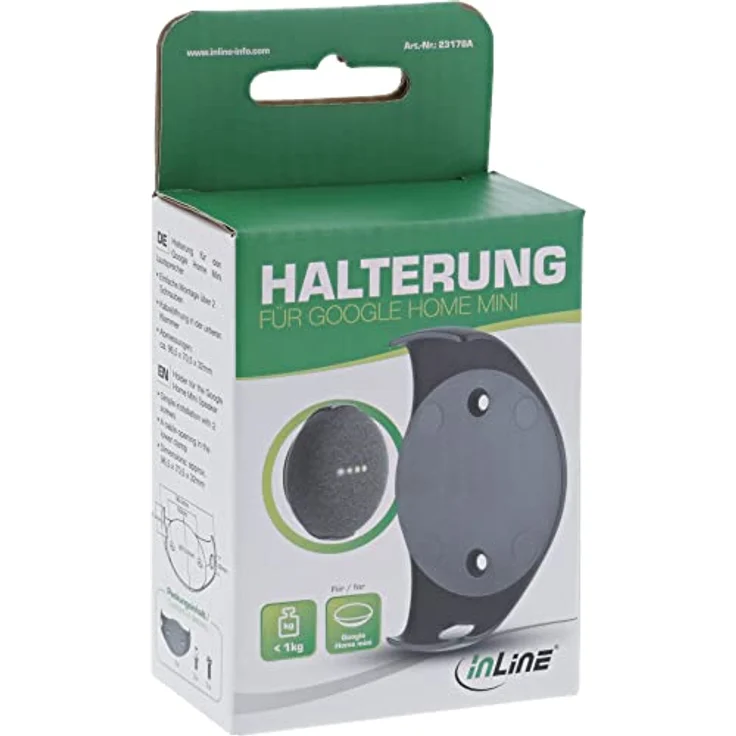 InLine 23178A Halterung für Google Home Mini – Bild 4
