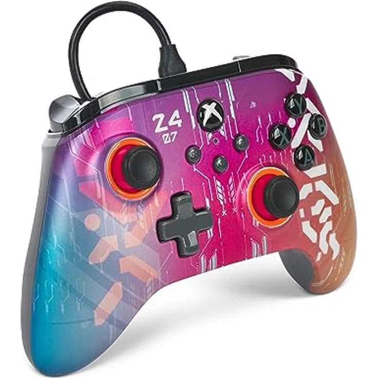 Kabelgebundener Controller PowerA Advantage für Xbox Series X|S - Cyberstyle – Bild 3
