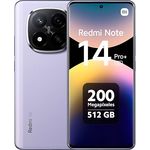 Xiaomi Redmi Note 14 Pro+ 5G Smartphone, 12 GB RAM 512 GB, 6,67 Zoll 1,5 K AMOLED-Display, 200 MP Kamera, Lavendelviolett