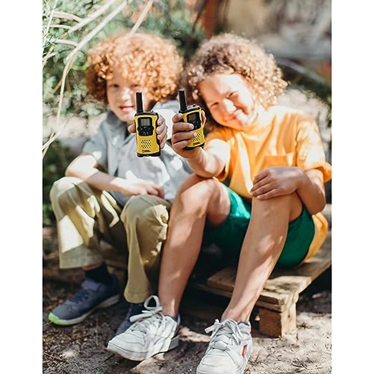 NATIONAL GEOGRAPHIC Walkie Talkie Walkie-Talkies für Kinder im 2er-Set mit hoher Reichweite und Frei-Hand-Funktion – Bild 5