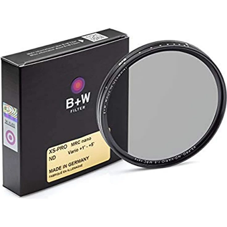 B+W Graufilter ND vario - variabel ND2-32 (77mm, MRC nano, XS-Pro, 16x vergütet, Premium) – Bild 2