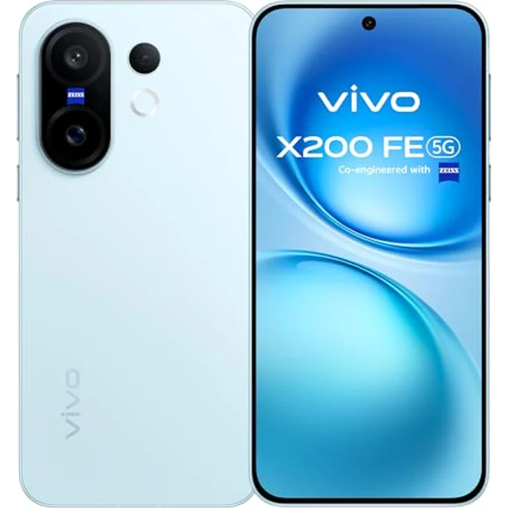 VIVO X200 FE 5G Smartphone, 12 GB RAM, 256 GB Speicher, 6,31” 1,5K LTPO Display, 120 Hz, 50 MP ZEISS Periskop-Telekamera, 5300 mAh Akku, Dimensity 9300+, IP68 – Bild 1