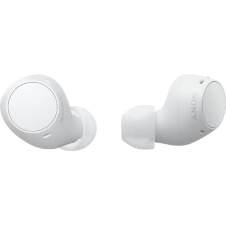 Sony WF-C510 Truly Wireless Kopfhörer - Klein, leicht, Bluetooth In-Ear Kopfhörer mit Multipoint Connection, Ambient Sound, IPX4 Bewertung, Spotify Tap, Quick Charge, 22 Std Akku, iOS & Android - Weiß – Bild 2