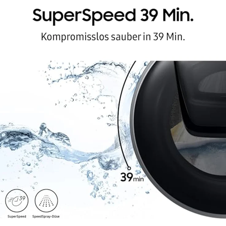 Samsung WW5000D, Waschmaschine, EEK: A (-10%), mit Ecobubble™ und Hygiene-Dampf, 11 kg White – Bild 6