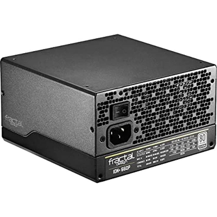 Fractal Design Ion+ 660P 80 Plus Platinum Zertifiziert, 660W, vollmodulares, kompaktes ATX Netzteil mit UltraFlex Kabeln - Preisvergleich – Bild 2