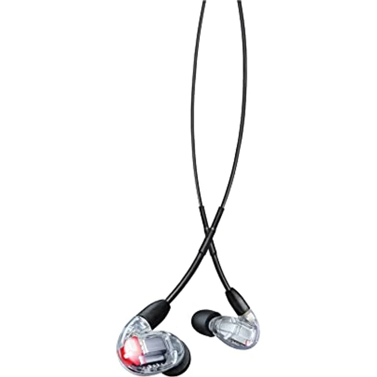 Shure SE846 Kabelgebundene Sound Isolating Ohrhörer, hochauflösender Klang, Vier Treiber, anpassbare Frequenzgang, sicherer In-Ear, abnehmbares Kabel, kompatibel mit Apple-und Android-Geräten - Klar – Bild 1