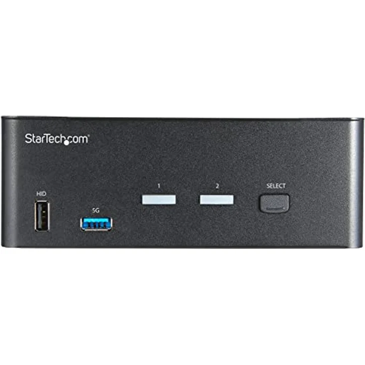 StarTech.com 2-Port Dual Monitor HDMI KVM-Switch - 4K 60Hz UHD HDR - Desktop 4K HDMI 2.0 KVM-Switch mit 2-Port USB 3.0 Hub (5 Gbit/s) und 4X USB 2.0 HID, Audio - Hotkey-Switching - TAA (SV231DHU34K6) – Bild 3