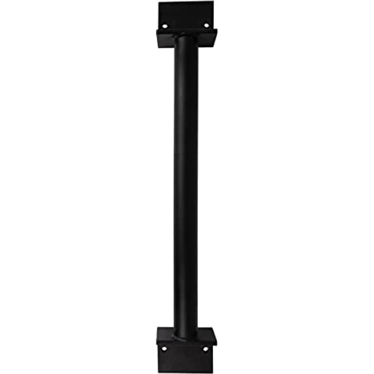 SCHMIDT security tools Lautsprecherständer Wandhalter für Schwenkarm, aus stabilem schwarz lackierten Stahl, 800x120x100 mm, Rohr-Durchmesser 48 mm – Bild 5