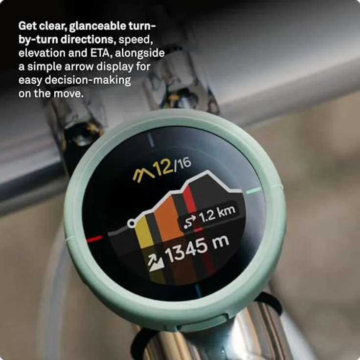 Beeline Velo 2, Fahrrad Navigationsgerät Ø46,4mm mit universeller Lenkerhalterung und GPS-Tracker für präzise Routenführung – Bild 3