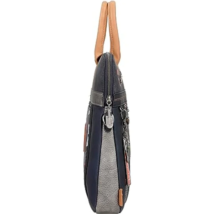 Anekke Businesstasche Contemporary, Laptop-Tasche mit gepolstertem Fach, Multicolor (dunkelblau/grau/blau) – Bild 5