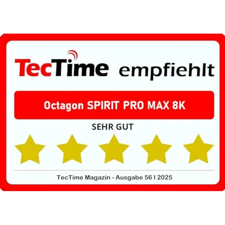 Octagon Spirit PRO MAX 8K, Android TV Box mit 4GB RAM, 64GB Flash, Dual Band WiFi, Bluetooth 5.1, HDR10+, Sprachsteuerung, 4K UHD – Bild 2