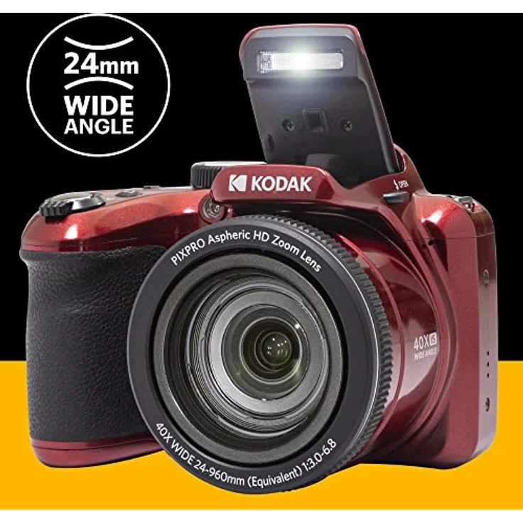 Kodak Astro Zoom AZ405 Digitalkamera, rot – Bild 5