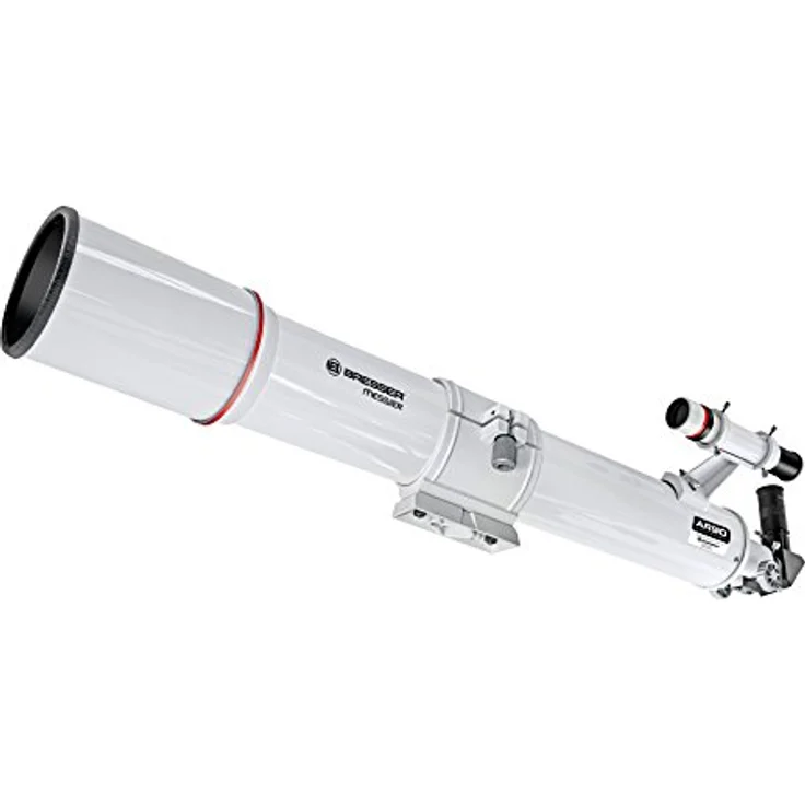 Bresser Teleskop Refraktor Messier AR-90/900 F10 optischer Tubus mit GP Prismenschiene und 6x30 Sucher – Bild 2