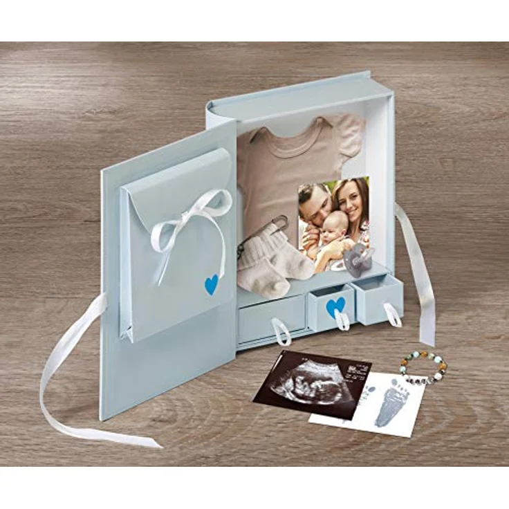 Walther Baby Animal blau Baby Aufbewahrungsbox FB148L (FB-148-L) - Preisvergleich – Bild 2