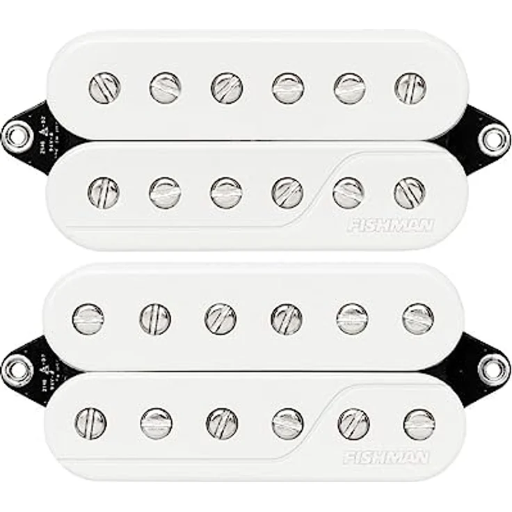 Fishman Fluence Tim Henson Set 6 WH, aktives Tonabnehmer Set für E-Gitarre, Humbucker, hohe Ausgangsspannung, weiß – Bild 2