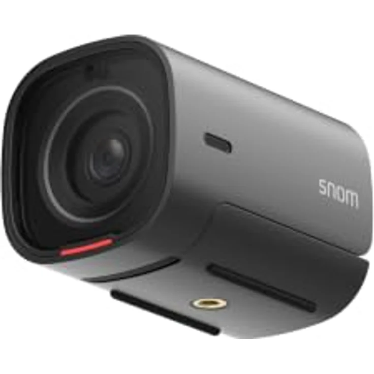 Snom V420, 8 MP 4K Ultra HD Videokonferenzkamera mit 30 fps, 110° Weitwinkelobjektiv und drei integrierten Mikrofonen – Bild 2