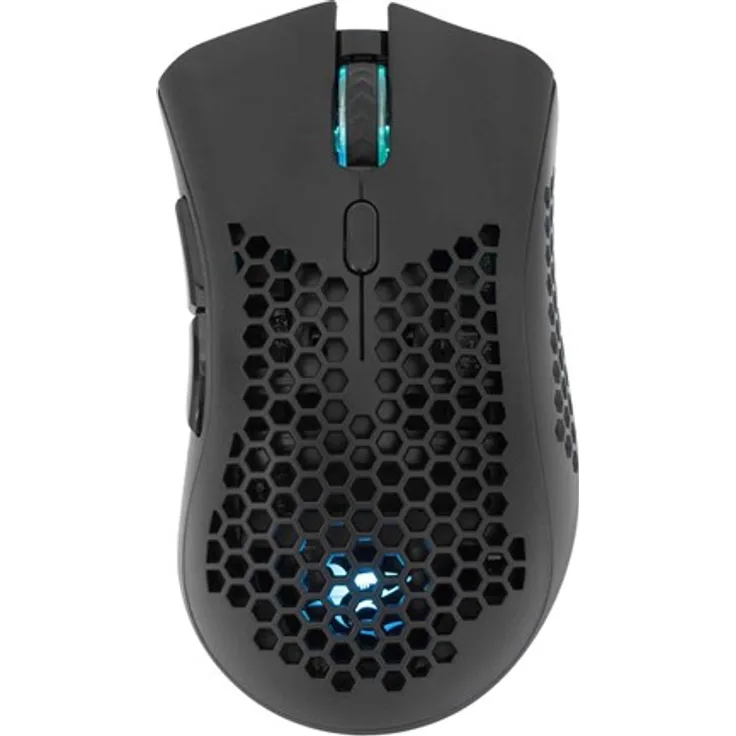 White Shark LIONEL Wireless Gaming Maus, 10.000 DPI, RGB-Beleuchtung, ergonomisches Design, schwarz