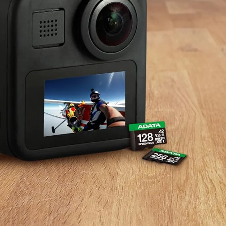 ADATA 64GB MicroSDXC UHS-I U3 V30 Speicherkarte, 160 MB/s Lesegeschwindigkeit, schwarz/grün/weiß – Bild 7