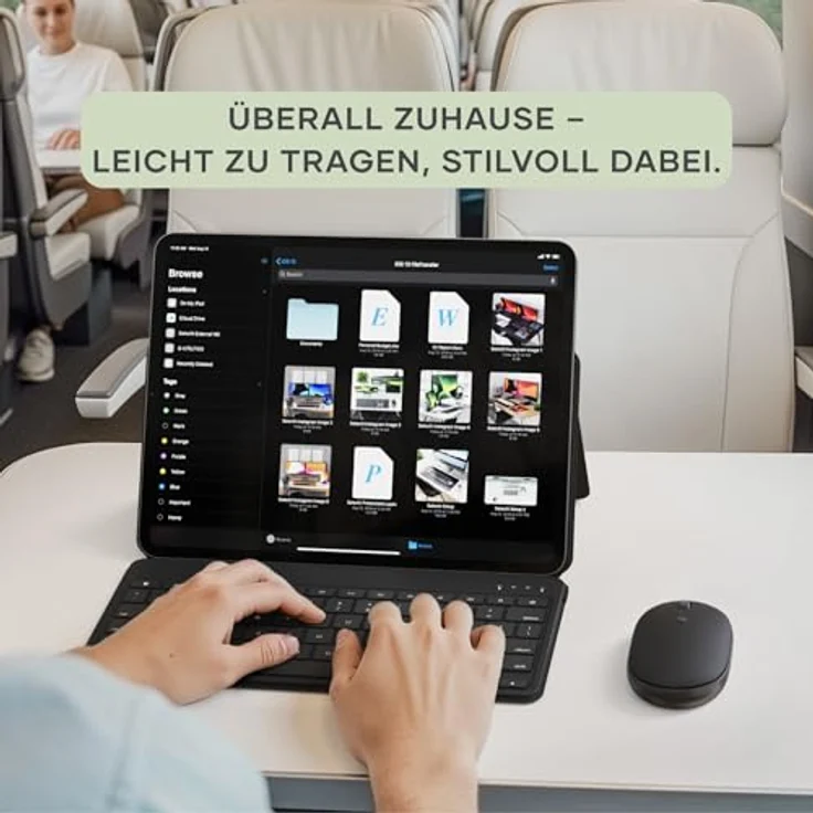 Satechi OntheGo Bluetooth Wireless Mouse, kabellose Maus mit modernem Design, Schwarz, Multi-Device-Unterstützung bis zu 3 Geräten, einstellbare DPI von 800 bis 2400, USB-C-Ladeanschluss – Bild 6