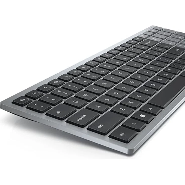Dell KB740 Compact Multi-Device Wireless Keyboard, kabellos, 2.4 GHz, Bluetooth 5.0, Titan Gray, Frz AZERTY Layout – Bild 2