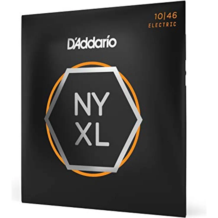 D'Addario E Gitarren Saiten | Gitarrensaiten E Gitarre | E Gitarre Saiten | Electric Guitar Strings | NYXL1046 NYXL E-Gitarrensaite Super Light 010-046 bis 30% reißfester – Bild 1