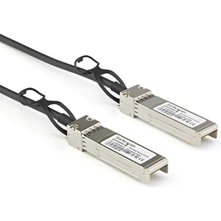 StarTech.com SFP+ Kabel (2 m, 10 GbE, Dell EMC DAC-SFP-10G-2M kompatibles SFP+ Kabel, Passives Kupfer DAC Kabel, Mini-GBIC)