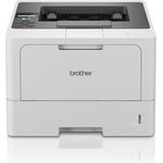 Brother HL-L5210DN Laserdrucker schwarz weiß (A4, 48 Seiten/Min., 1.200x1.200 DPI, LAN, Duplex, 250 Blatt Papierkassette) weiß/grau