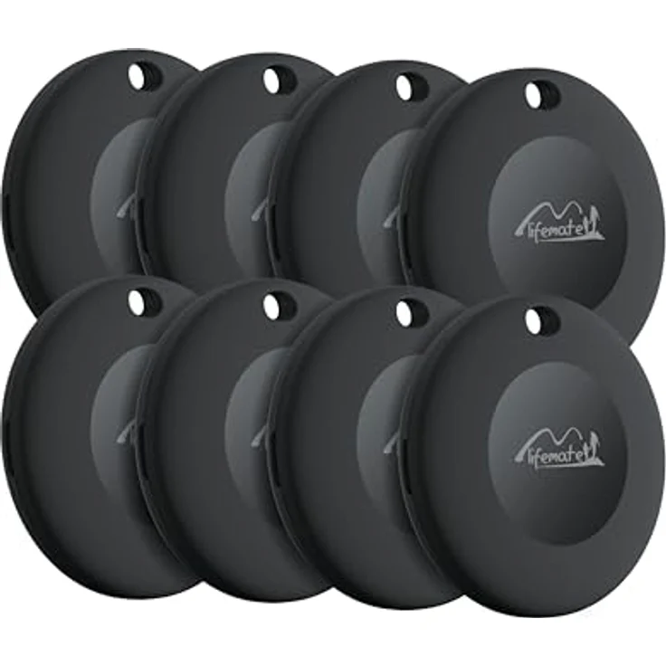 Lifemate Life Tag Bluetooth-Tracker, 8er-Pack für Apple Find My, vielseitiger Schlüsselfinder mit Verlustmodus und Signalton – Bild 1