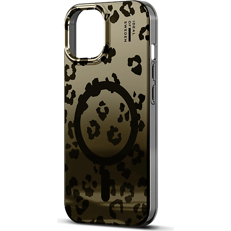 IDEAL OF SWEDEN Mirror Case MagSafe Leo Ombre, Backcover für Apple iPhone 13/14/15/16e, Gold