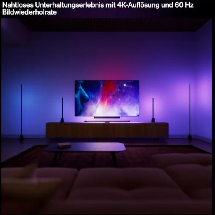 Philips Hue Play HDMI Sync Box 4K, Streaming-Client mit 4K-Auflösung und einfacher App-Synchronisation – Bild 2