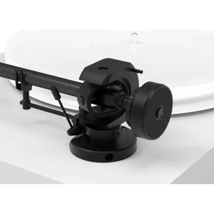 Pro-Ject X2 B, True Balanced Plattenspieler mit elektronischer Geschwindigkeitsumschaltung, Carbon Tonarm und Acrylplattenteller, inkl. Ortofon Quintet Red, Matt Weiß – Bild 2