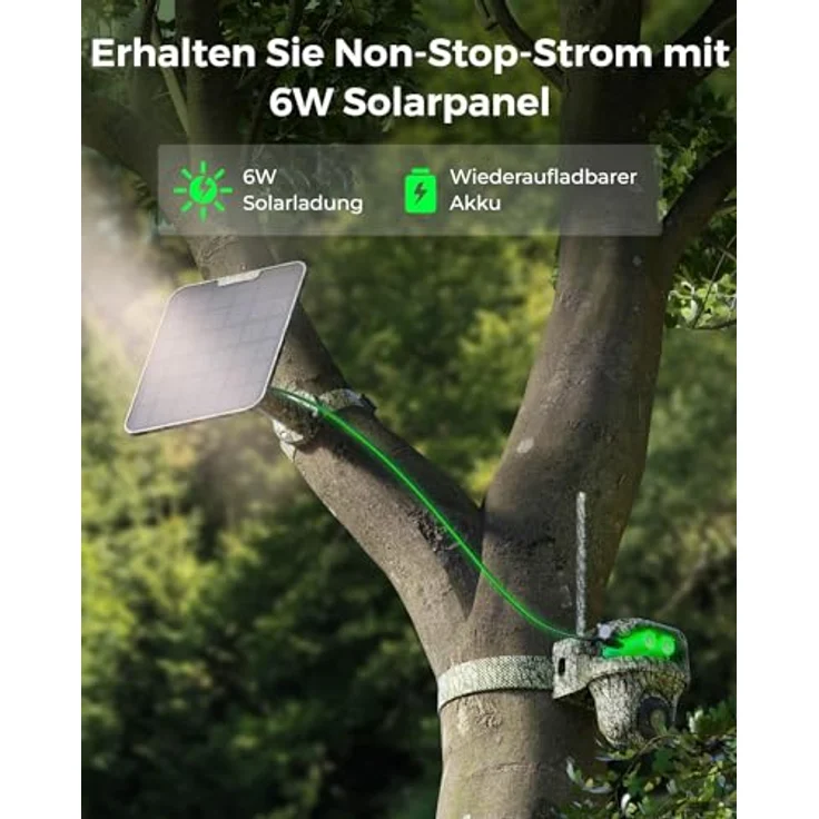 Reolink Wildkamera 4K 8MP 3G/4G LTE mit 360º Rundumsicht, No-Glow, Tiererkennung, 355°/90° Schwenk, 2-Weg-Audio (Außenbereich, 1-tlg.) – Bild 6