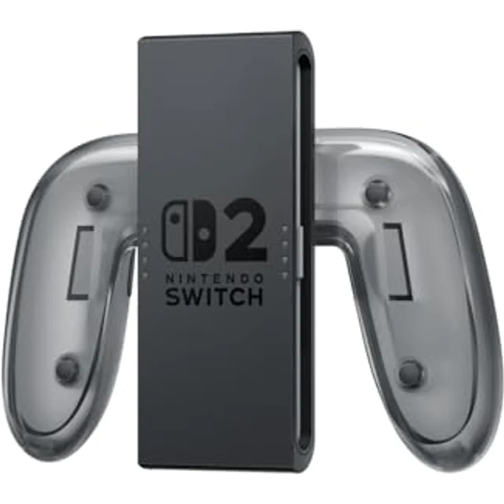 Nintendo Joy-Con 2-Aufladehalterung, ergonomischer Steuerungsgrip in Schwarz und Transparent mit USB-C-Ladekabel und anpassbaren GL-/GR-Tasten für Nintendo Switch 2 – Bild 5