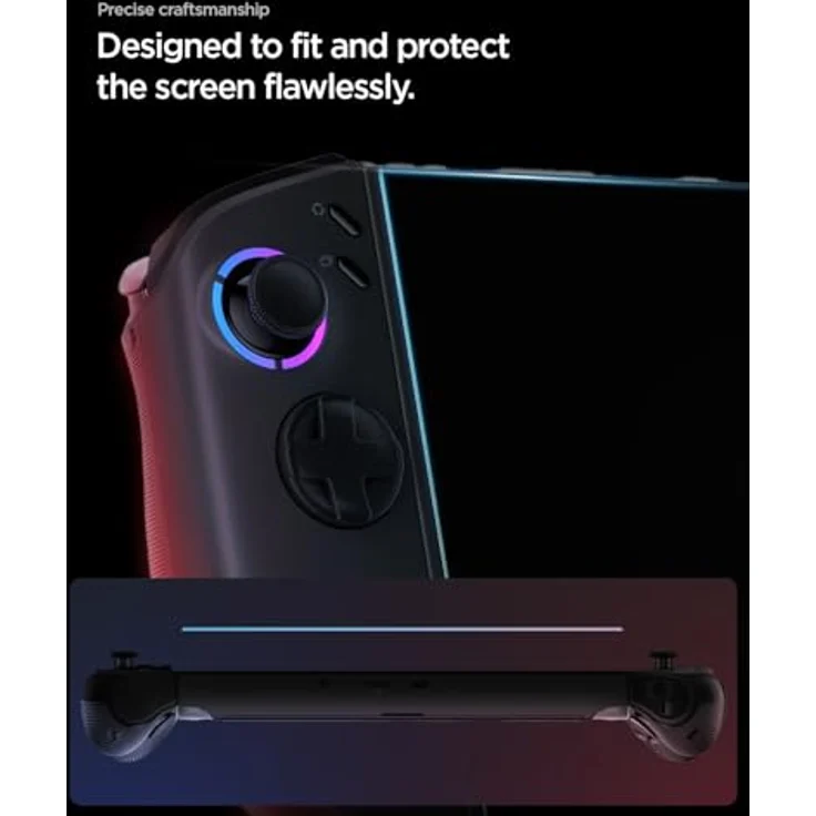 Spigen Glas.tR Slim Schutzfolie, 2 Stück, kompatibel mit Lenovo Legion Go Gen 2, kratzfest, 9H Härte, kristallklar – Bild 5