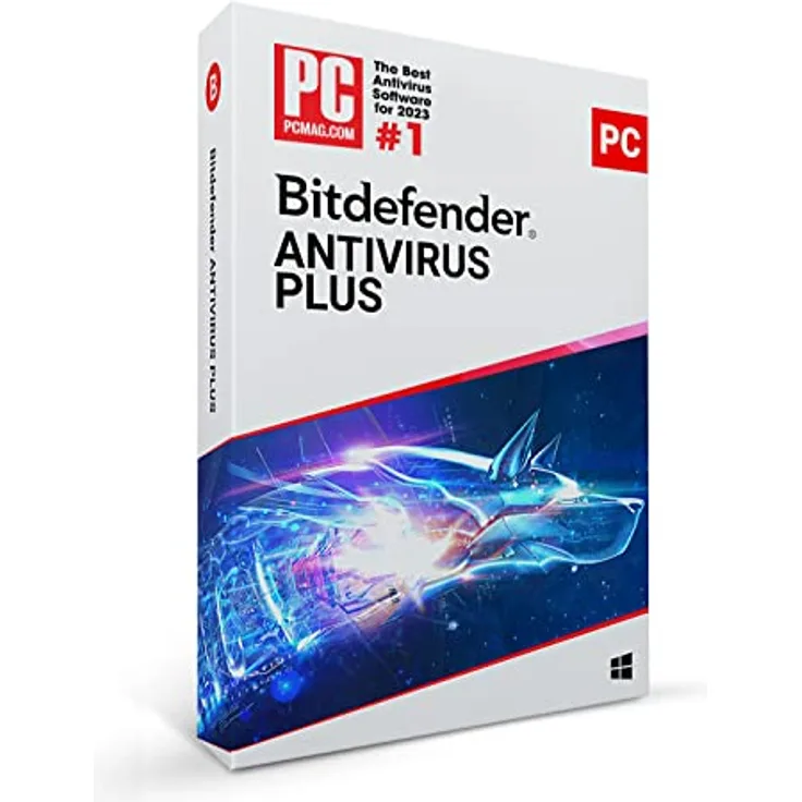 Bitdefender Antivirus Plus - 5 Geräte | 2 Jahre Abonnement | PC Aktivierungscode per Post