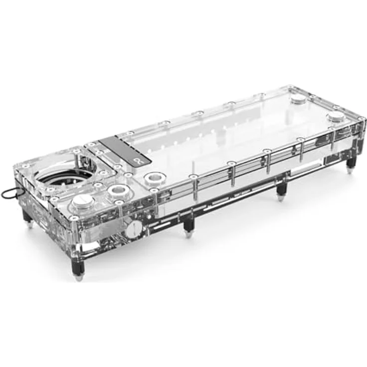 Alphacool Core Flat Reservoir 360 Rechts D5/VPP, aRGB Ausgleichsbehälter mit 500ml Volumen und 5 Anschlüssen – Bild 1