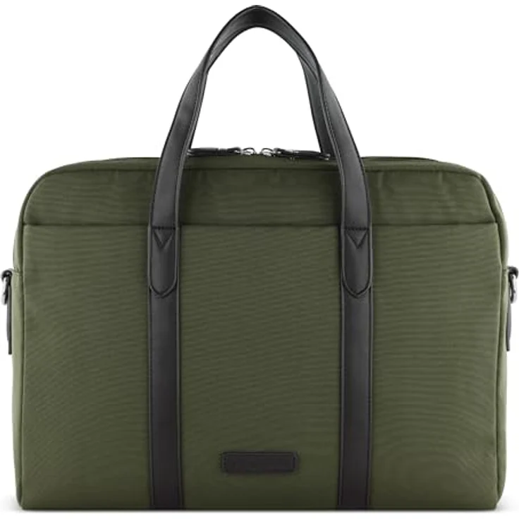 Bugatti Maro Aktentasche 40 cm mit Laptopfach (14.57"), Notebooktasche, Grün – Bild 1